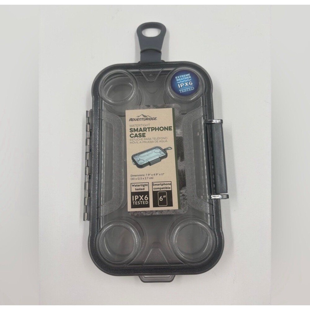 ADVENTURIDGE Watertight Smartphone Case IPX6 Waterproof Phone Dry Box Hardshell